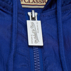 Dallas Mavericks Playmaker Full-Zip Hooded Windbreaker Jacket for sale Blue | Mitchell & Ness online