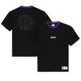 Toronto Raptors Unisex Playmaker Vintage Logo T-Shirt Black | Mitchell & Ness US