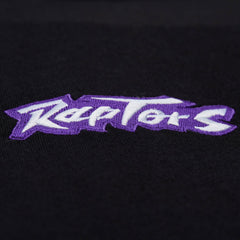 Toronto Raptors Unisex Playmaker Vintage Logo T-Shirt Black | Mitchell & Ness US