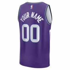 Utah Jazz Youth Fast Break Replica Custom Jersey Icon Edition | Fanatics Near Me