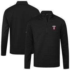 Texas Rangers Levelwear Women's Tailgate Insignia 2.0 Quarter-Zip Top - Black - MLB Discount