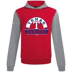Texas Rangers Levelwear Throwback Ultimate Banner Arch Hoodie - Red - MLB Sale