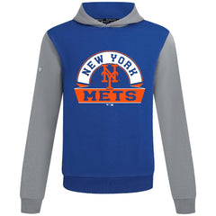 New York Mets Levelwear Throwback Ultimate Banner Arch Hoodie - Royal - MLB on Sale