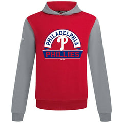 Philadelphia Phillies Levelwear Throwback Ultimate Banner Arch Hoodie - Red - MLB Online
