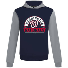 Washington Nationals Levelwear Throwback Ultimate Banner Arch Hoodie - Navy - MLB Sale