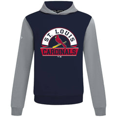 St. Louis Cardinals Levelwear Throwback Ultimate Banner Arch Hoodie - Navy - MLB Discount