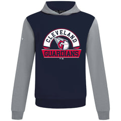 Cleveland Guardians Levelwear Throwback Ultimate Banner Arch Hoodie - Navy - MLB Online