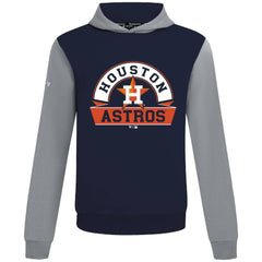 Houston Astros Levelwear Throwback Ultimate Banner Arch Hoodie - Navy - MLB Discount