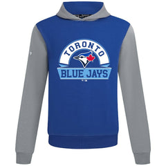 Toronto Blue Jays Levelwear Throwback Ultimate Banner Arch Hoodie - Royal - MLB Lifestyle