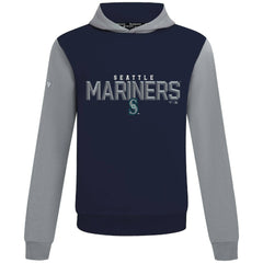 Seattle Mariners Levelwear Throwback Carve Ultimate Hoodie - College Navy - MLB on Sale