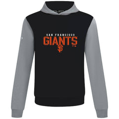 San Francisco Giants Levelwear Throwback Carve Ultimate Hoodie - Black - MLB Lifestyle