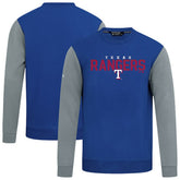 Texas Rangers Levelwear Throwback Ultimate Carve Sweatshirt - Royal - MLB Sale