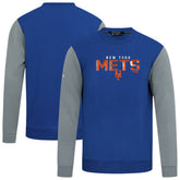 New York Mets Levelwear Throwback Ultimate Carve Sweatshirt - Royal - MLB Discount