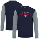 Washington Nationals Levelwear Throwback Ultimate Carve Sweatshirt - Navy - MLB Online