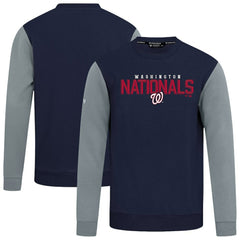 Washington Nationals Levelwear Throwback Ultimate Carve Sweatshirt - Navy - MLB Online