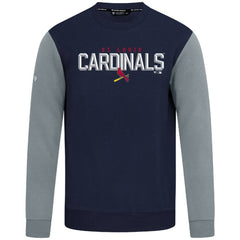 St. Louis Cardinals Levelwear Throwback Ultimate Carve Sweatshirt - Navy - MLB Discount
