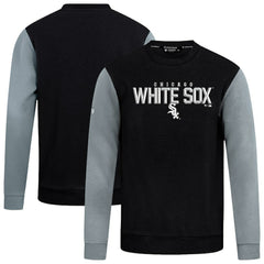 Chicago White Sox Levelwear Throwback Ultimate Carve Sweatshirt - Black - MLB Sale