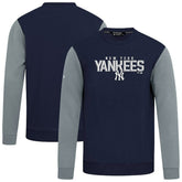 New York Yankees Levelwear Throwback Ultimate Carve Sweatshirt - Navy - MLB Lifestyle