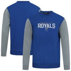 Kansas City Royals Levelwear Throwback Ultimate Carve Sweatshirt - Royal - MLB Lifestyle