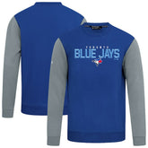 Toronto Blue Jays Levelwear Throwback Ultimate Carve Sweatshirt - Royal - MLB Lifestyle
