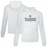 New York Yankees Levelwear Relay Journey Pullover Hoodie - White - MLB Discount