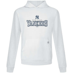 New York Yankees Levelwear Relay Journey Pullover Hoodie - White - MLB Discount