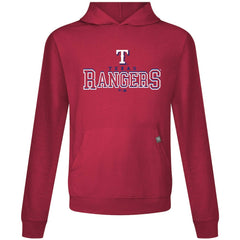 Texas Rangers Levelwear Relay Journey Pullover Hoodie - Red - MLB Lifestyle