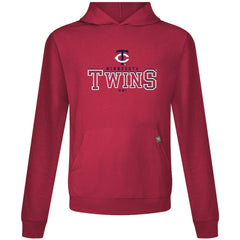 Minnesota Twins Levelwear Relay Journey Pullover Hoodie - Red - MLB Sale