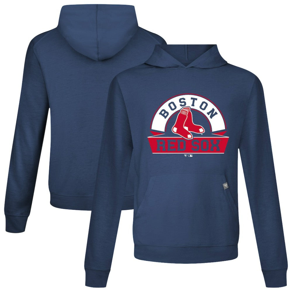 Boston Red Sox Levelwear Relay Banner Arch Pullover Hoodie - Navy - MLB on Sale