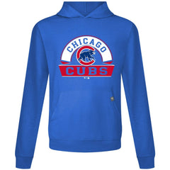 Chicago Cubs Levelwear Relay Banner Arch Pullover Hoodie - Royal - MLB Discount