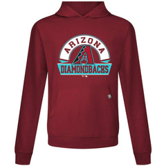 Arizona Diamondbacks Levelwear Relay Banner Arch Pullover Hoodie - Cardinal - MLB Sale