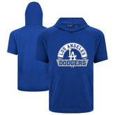 Los Angeles Dodgers Levelwear Phase Banner Arch Hoodie T-Shirt - Royal - MLB Discount