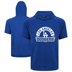 Los Angeles Dodgers Levelwear Phase Banner Arch Hoodie T-Shirt - Royal - MLB Discount