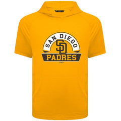 San Diego Padres Levelwear Phase Banner Arch Hoodie T-Shirt - Gold - MLB Discount