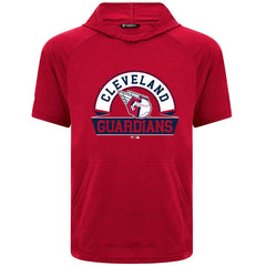 Cleveland Guardians Levelwear Phase Banner Arch Hoodie T-Shirt - Red - MLB Online