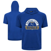 Kansas City Royals Levelwear Phase Banner Arch Hoodie T-Shirt - Royal - MLB Online