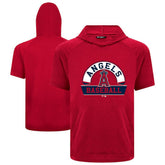 Los Angeles Angels Levelwear Phase Banner Arch Hoodie T-Shirt - Red - MLB Sale