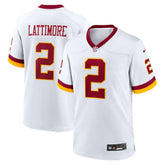 Nike Marshon Lattimore Washington Commanders Game Super Bowl Era Jersey White