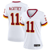 Nike Luke McCaffrey Washington Commanders Women's Game Super Bowl Era Jersey White