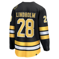 Elias Lindholm Boston Bruins Fanatics Home Breakaway Player Jersey - Black - NHL 203411365