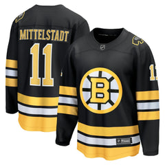 Casey Mittelstadt Boston Bruins Fanatics Home Breakaway Player Jersey - Black - NHL 203411371