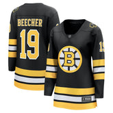 John Beecher Boston Bruins Fanatics Women's Home Breakaway Player Jersey - Black - NHL 203412396