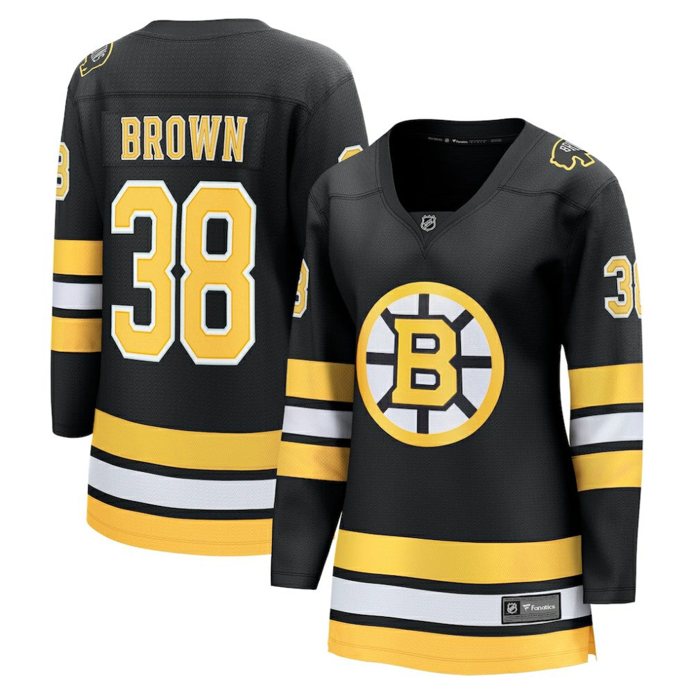 Patrick Brown Boston Bruins Fanatics Women's Home Breakaway Player Jersey - Black - NHL 203412397