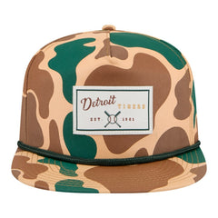 Detroit Tigers New Era Duck 19TWENTY Adjustable Hat - Camo - New Era Discount