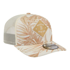 Boston Red Sox New Era Tonal Palm 9SEVENTY Adjustable Trucker Hat - Tan - New Era Discount