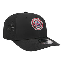 Washington Nationals New Era Circle 9SEVENTY Adjustable Hat - Black - New Era Discount