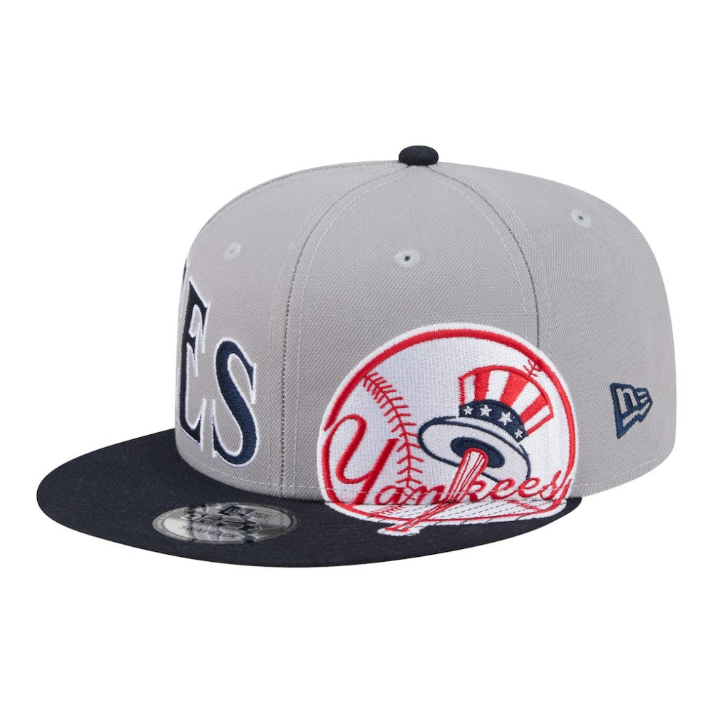New York Yankees New Era Stretched Two-Tone 9FIFTY Adjustable Hat - Gray/Navy - New Era Sale