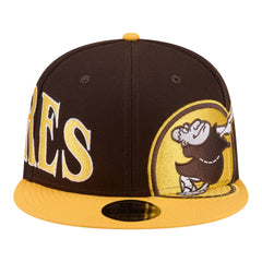 San Diego Padres New Era Stretched Two-Tone 9FIFTY Adjustable Hat - Brown/Gold - New Era on Sale