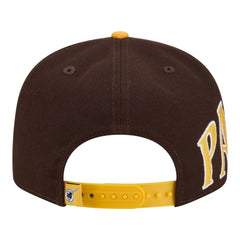 San Diego Padres New Era Stretched Two-Tone 9FIFTY Adjustable Hat - Brown/Gold - New Era on Sale