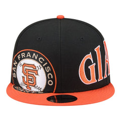 San Francisco Giants New Era Stretched Two-Tone 9FIFTY Adjustable Hat - Black/Orange - New Era on Sale